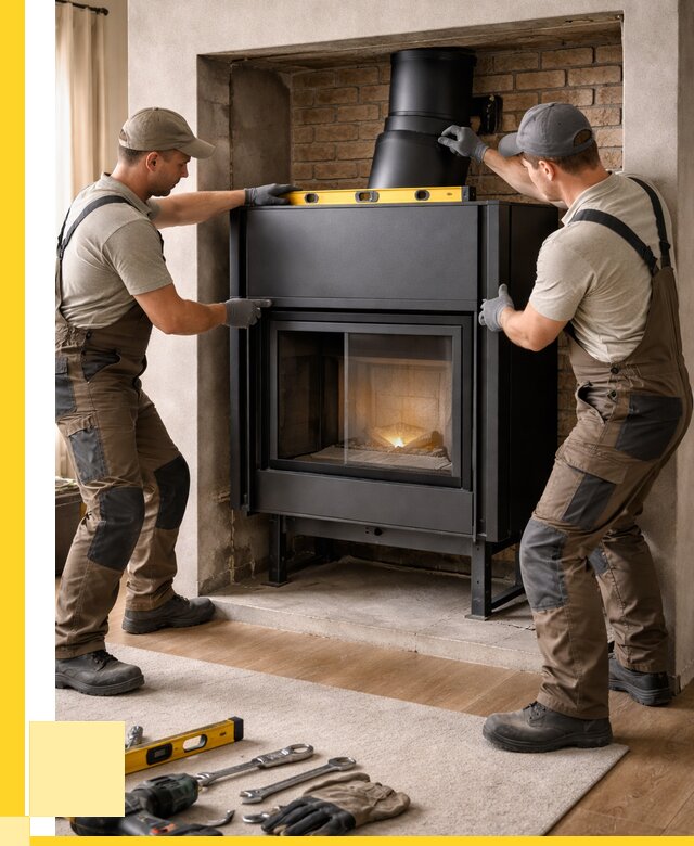 Установка каминных топок в Белогорске под ключ от 18364 р. | ЭриданБгк