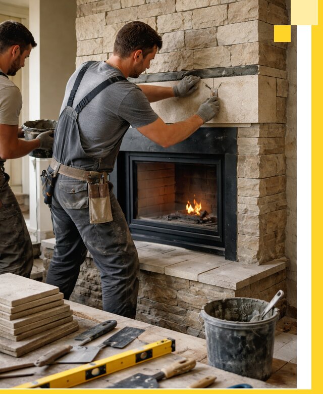 Проектирование и установка открытых каминов в Белогорске