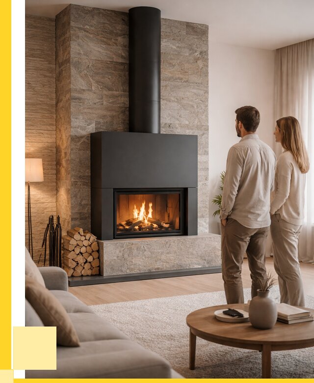 Закрытые камины под ключ в Белогорске от 122424 р., ЭриданБгк