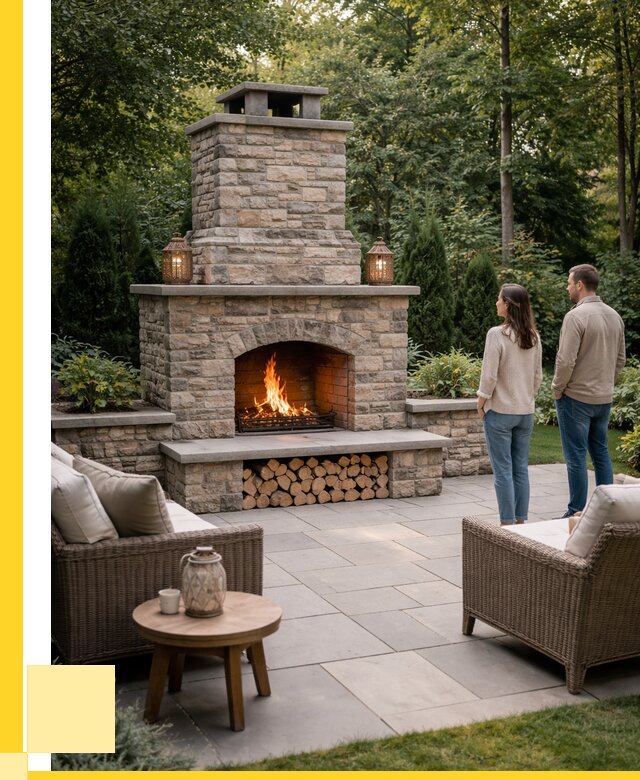 Уличные камины из кирпича в Белогорске от 153030 р. | ЭриданБгк