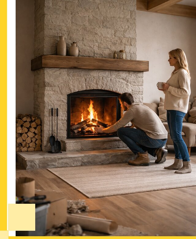 Камины для загородного дома в Белогорске от 357070 р., ЭриданБгк