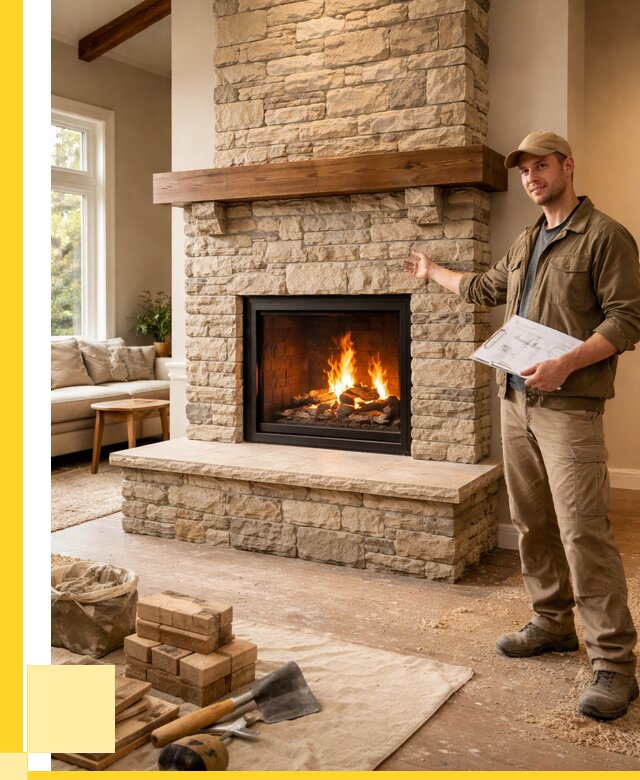 Камины под ключ в Белогорске от 183636 р. | ЭриданБгк — установка