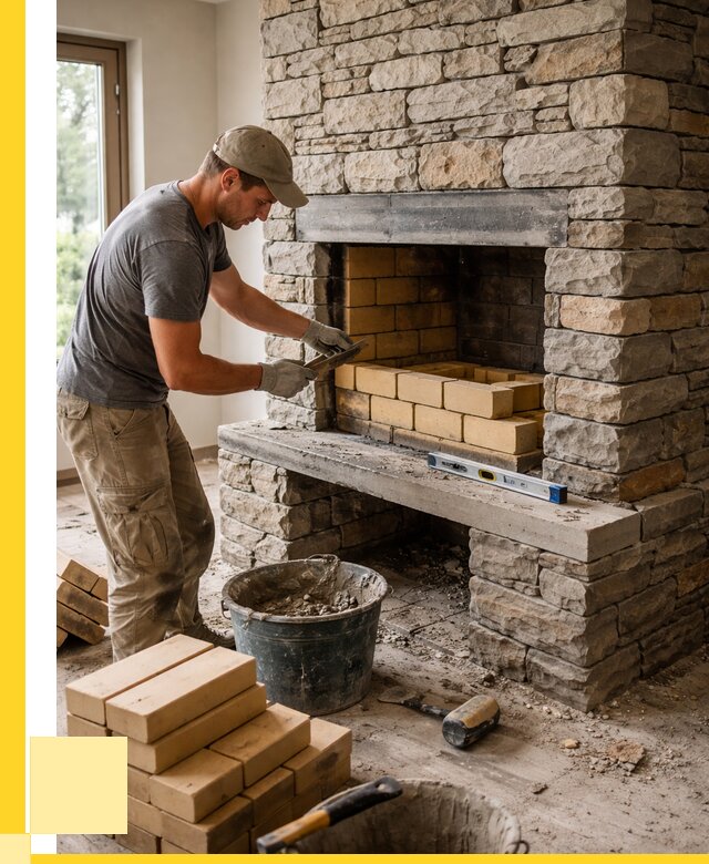 Кладка каминов и камина в Белогорске от 25505 р. ЭриданБгк