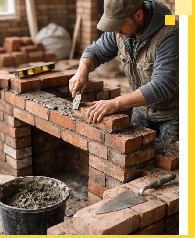 Кладка каминов под ключ в Белогорске профессиональная отделка и монтаж