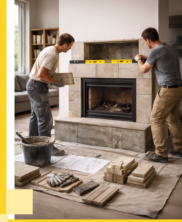 Монтаж каминов и установка в Белогорске от 45909 р. | ЭриданБгк