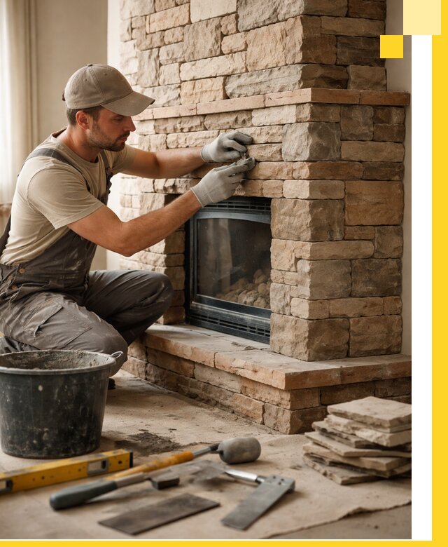 Проектирование и установка печей-каминов под ключ в Белогорске