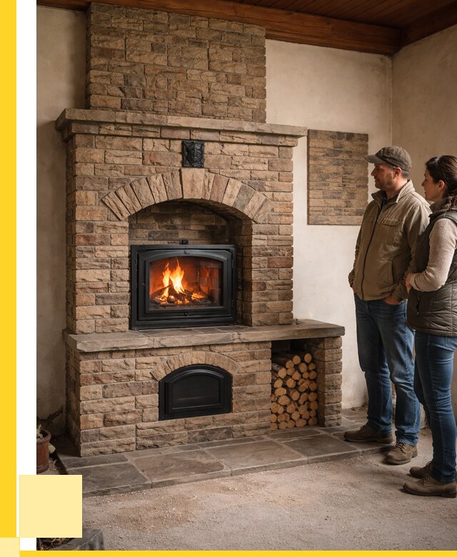 Кирпичная печь под ключ в Белогорске от 153030 р. | ЭриданБгк