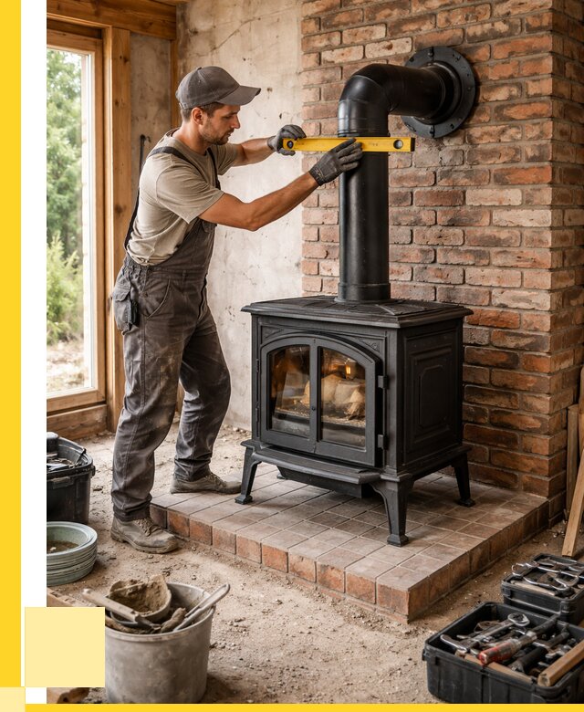 Монтаж печей установка банной печи в Белогорске от 15303 р. | ЭриданБгк