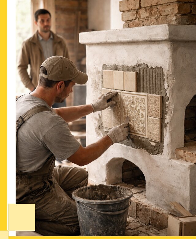 Отделка печей и банных печей в Белогорске от 35707 р. | ЭриданБгк