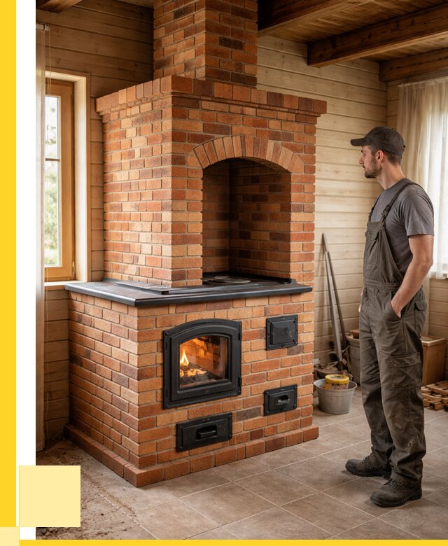 Кирпичные печи в Белогорске: купить от 153030 р. | ЭриданБгк