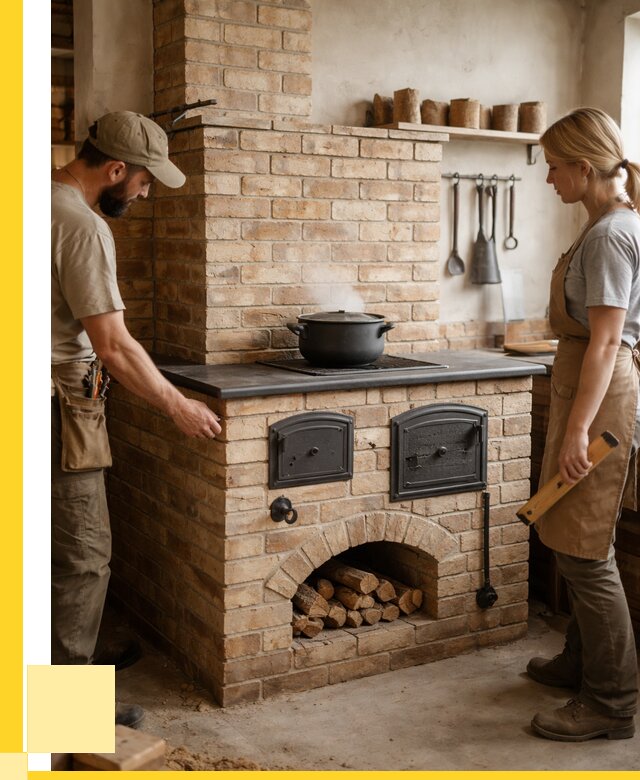 Варочно отопительные печи в Белогорске от 91818 р. | ЭриданБгк