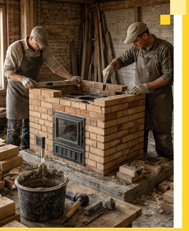 Изготовление и установка варочных печей под ключ в Белогорске