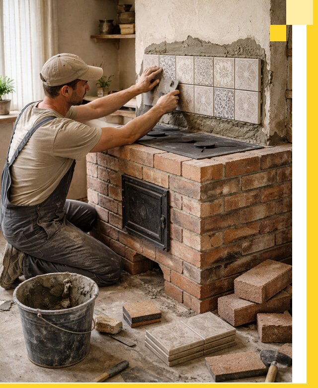 Печи с плитой на заказ монтаж гарантия и сервис в Белогорске