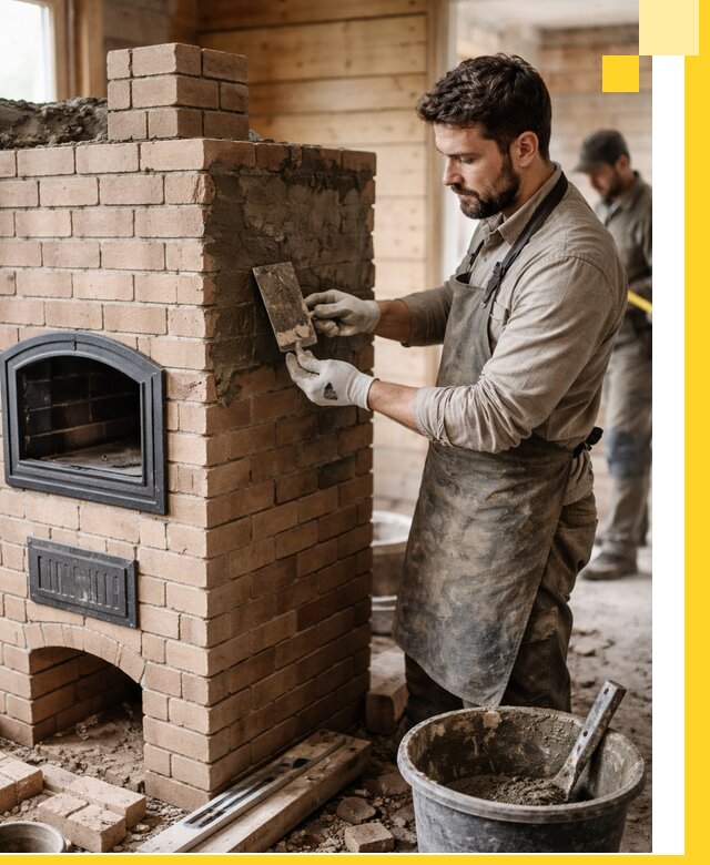 Изготовление и установка печей-шведок под ключ в Белогорске