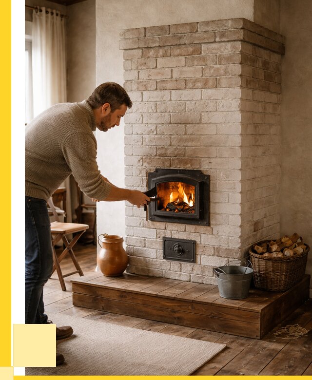 Печь голландка из кирпича в Белогорске от 86717 р. | ЭриданБгк