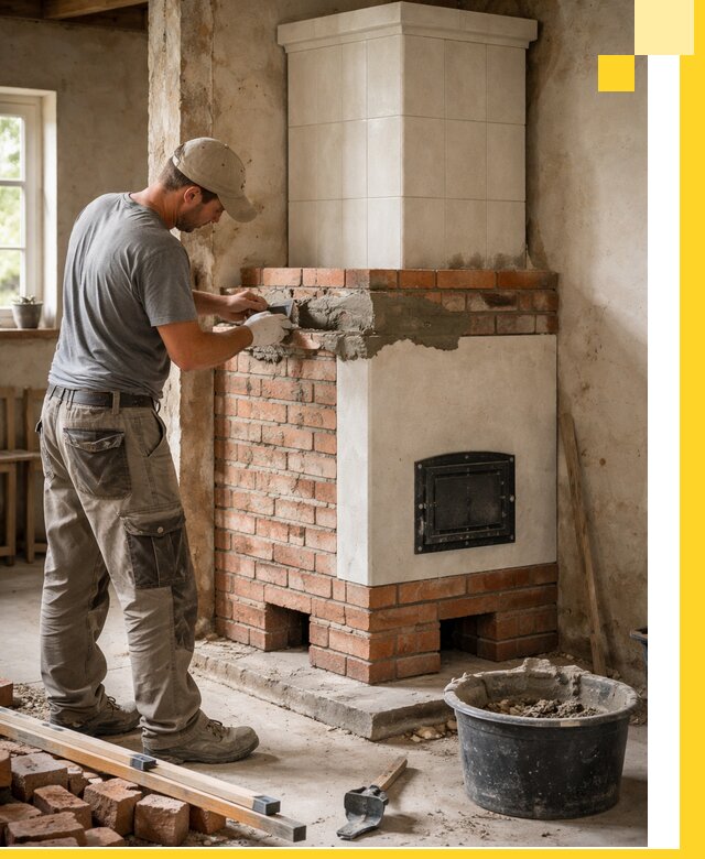 Изготовление и установка печей-голландок под ключ в Белогорске