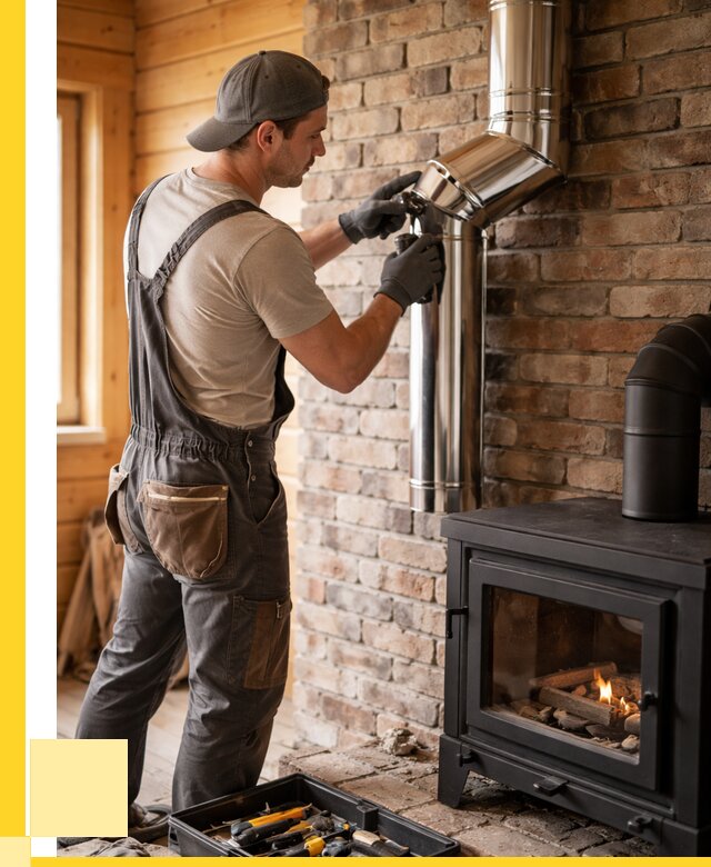 Монтаж дымоходов для печей в Белогорске от 7652 р. | ЭриданБгк