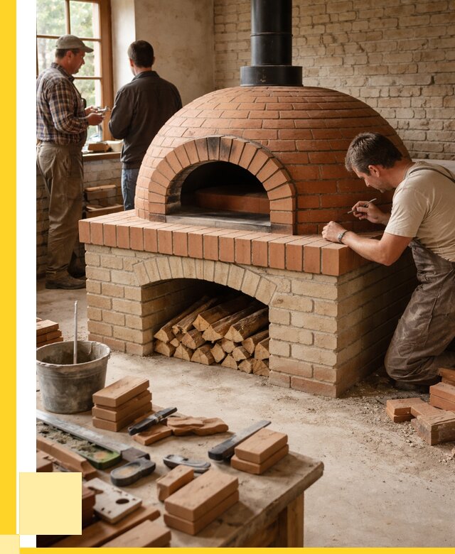 Помпейская печь дровяная для пиццы в Белогорске | ЭриданБгк от 204040 р.