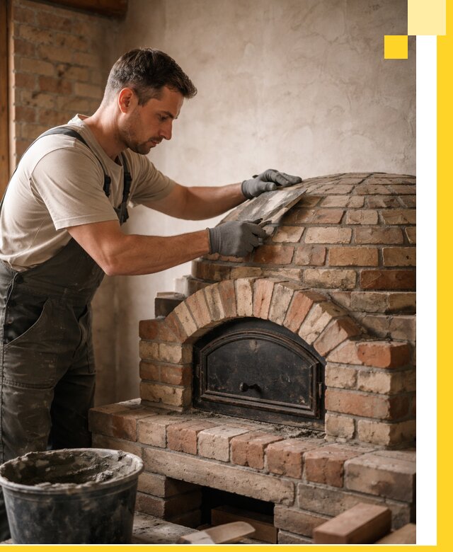 Изготовление и монтаж помпейских печей на заказ в Белогорске