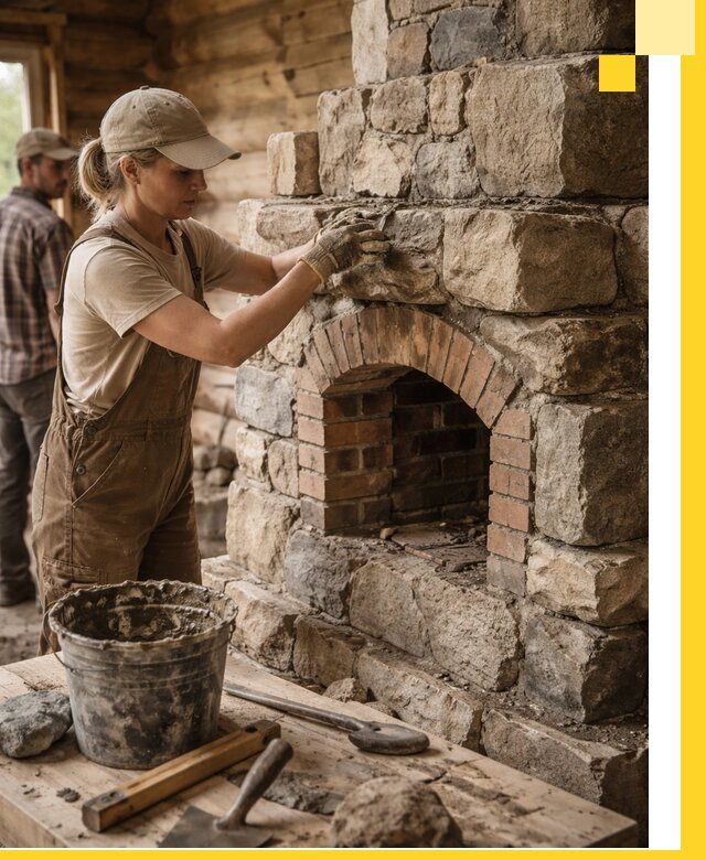 Каменные печи на заказ и монтаж в Белогорске, долговечные решения