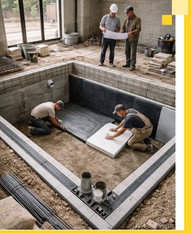 Проекты частных и общественных бассейнов под ключ в Белогорске