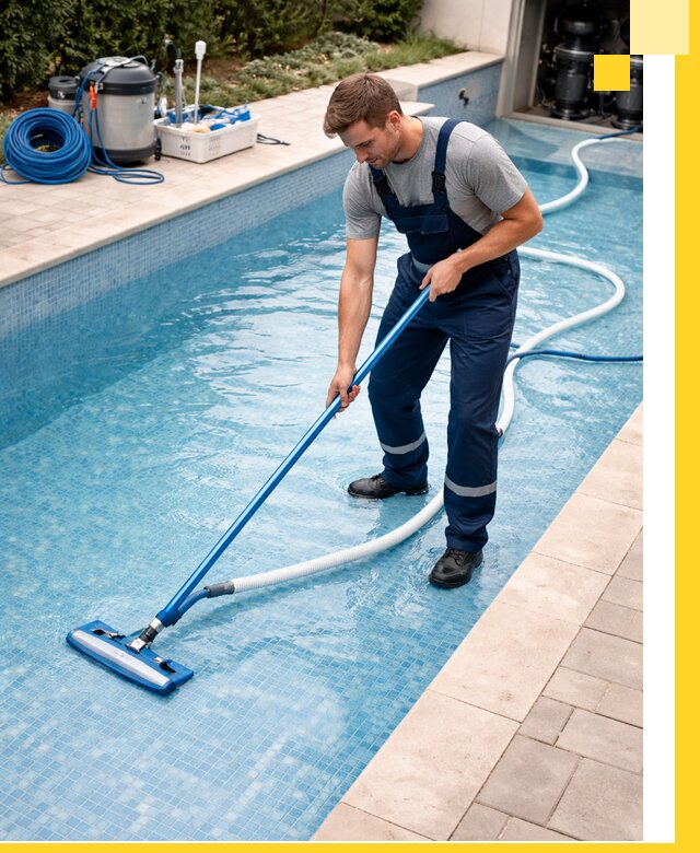 Профессиональная чистка бассейнов и фильтров в Белогорске под ключ