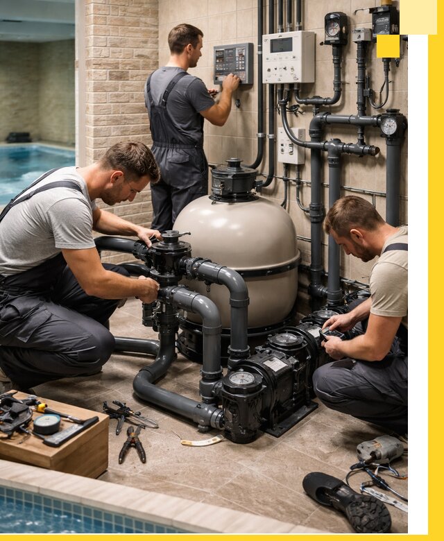 Комплексное оборудование для бассейнов под ключ в Белогорске