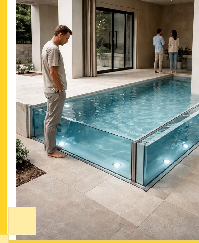 Стеклянные бассейны в Белогорске от 1224240 р. | ЭриданБгк — мозаика