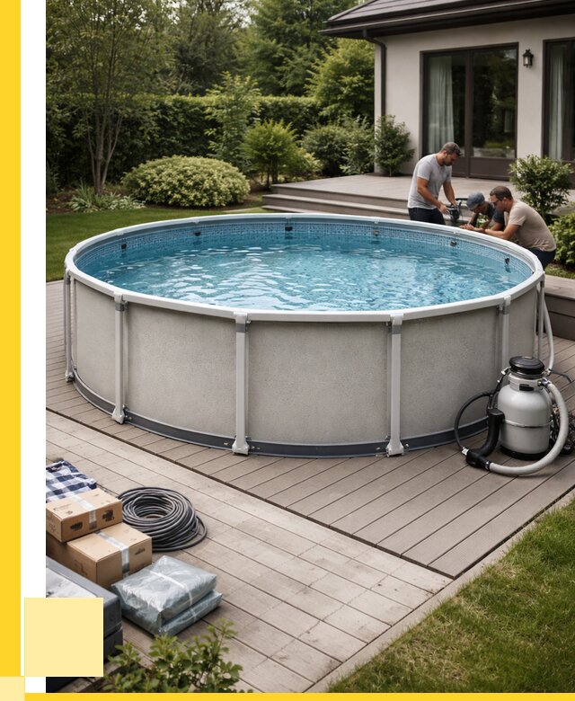 Купить каркасные бассейны в Белогорске от 45909 р. | ЭриданБгк