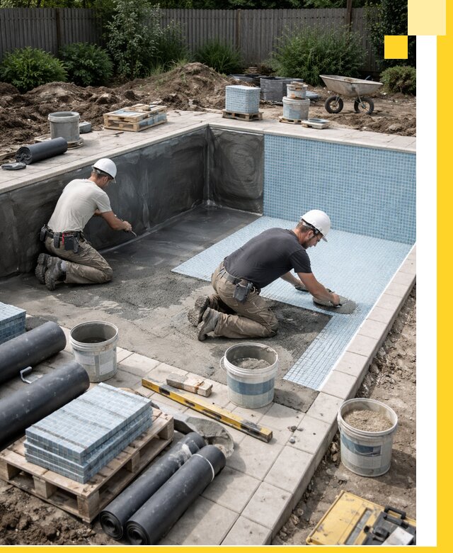 Проектирование и строительство стационарных бассейнов в Белогорске