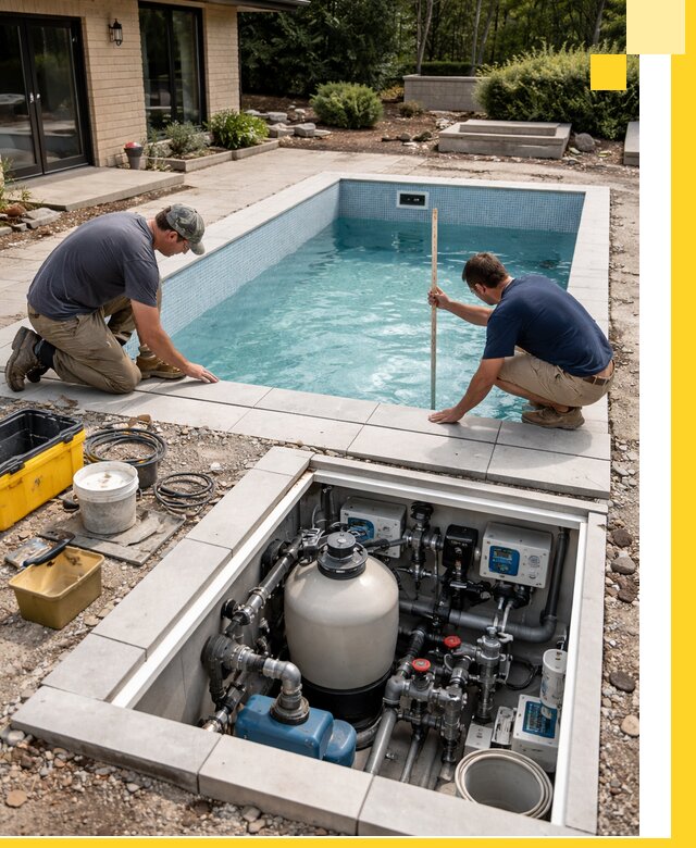 Строительство качественных домашних бассейнов под ключ в Белогорске