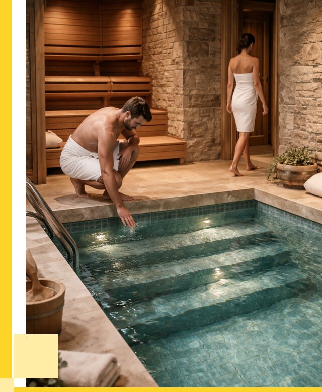 Сауна с бассейном под ключ в Белогорске от 122424 р., ЭриданБгк