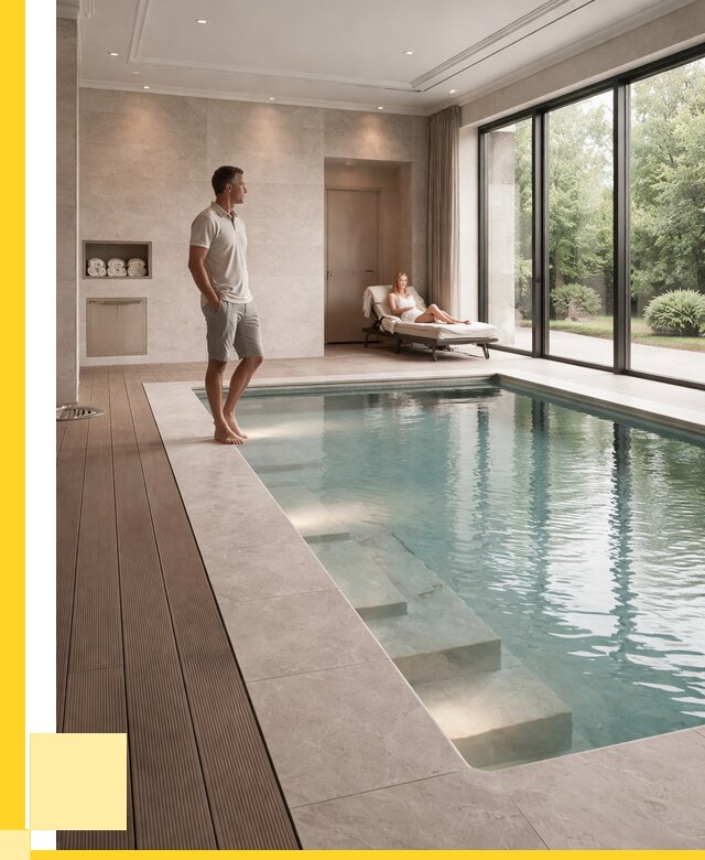 Бассейны в коттедже под ключ в Белогорске от 1224240 р. | ЭриданБгк