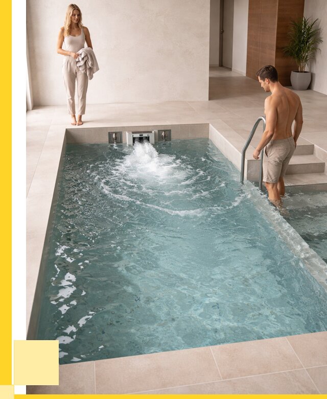 Бассейн с противотоком в Белогорске от 255050 р. | ЭриданБгк