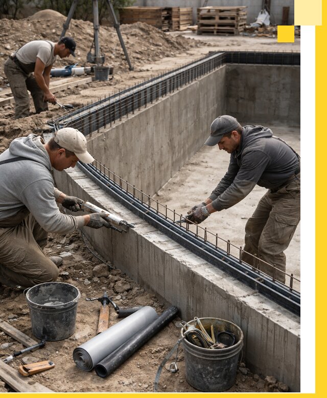 Качественный монтаж чаши бассейна в Белогорске под ключ с гарантией