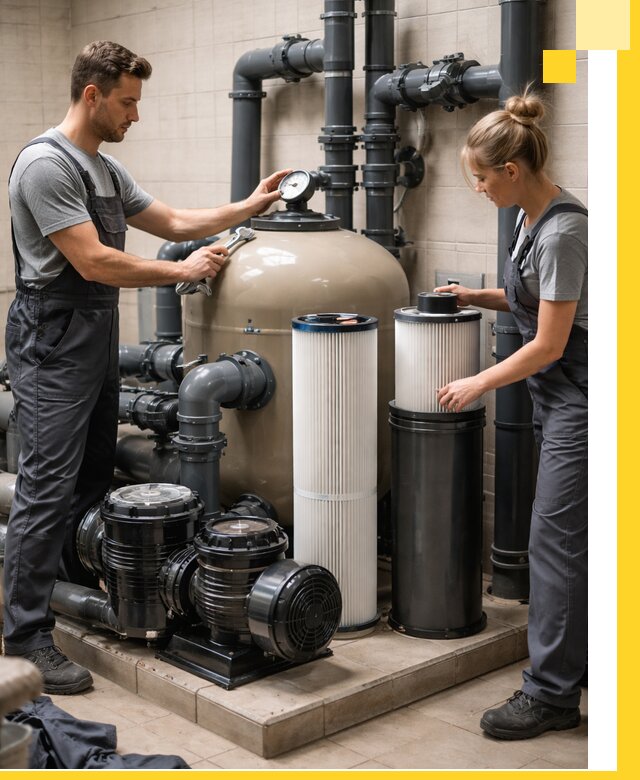 Фильтры и системы фильтрации для бассейнов в Белогорске