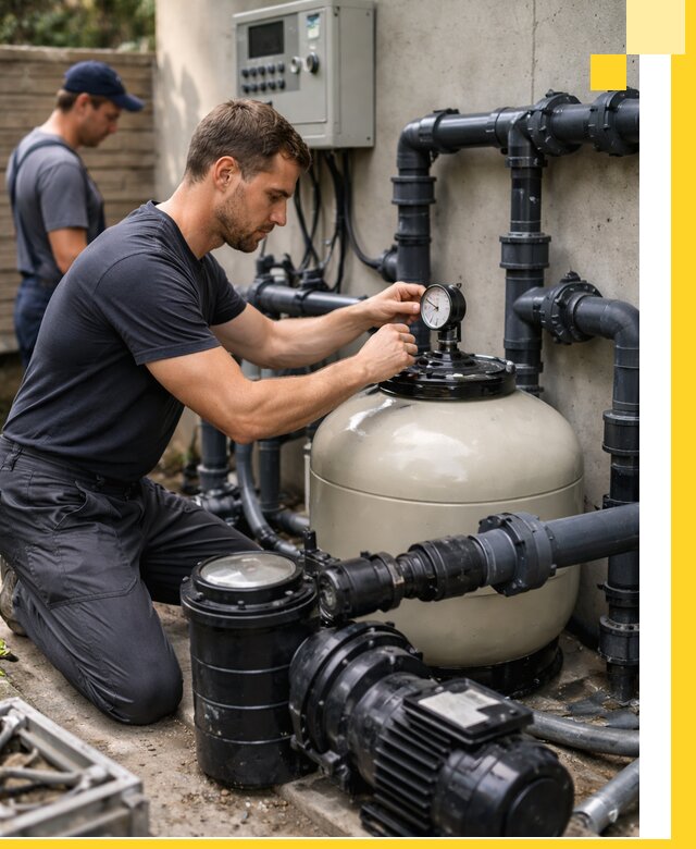 Поставка и монтаж фильтровального оборудования для бассейнов в Белогорске