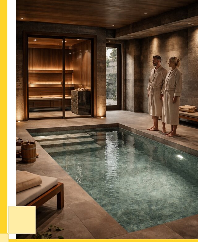 Сауна с большим бассейном в Белогорске от 1224240 р. ЭриданБгк