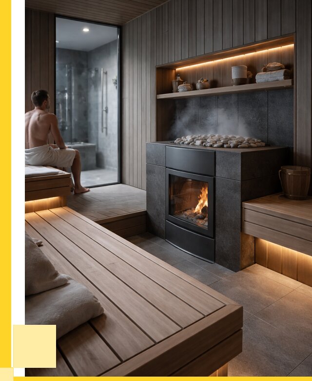 Проект сауны в частном доме в Белогорске от 35707 р. | ЭриданБгк