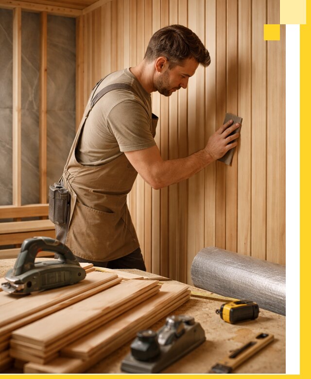 Профессиональная отделка саун и парных под ключ в Белогорске