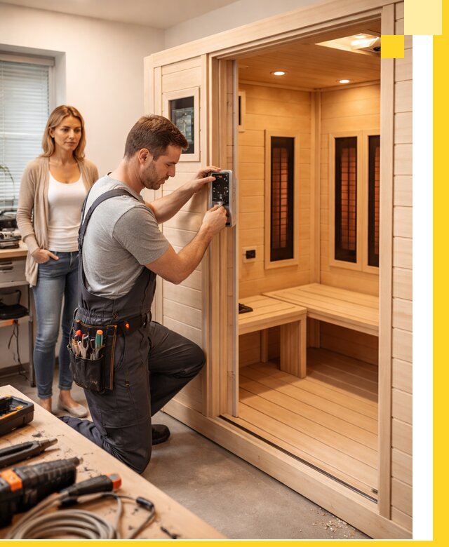 Инфракрасные сауны под ключ в Белогорске продажа и установка