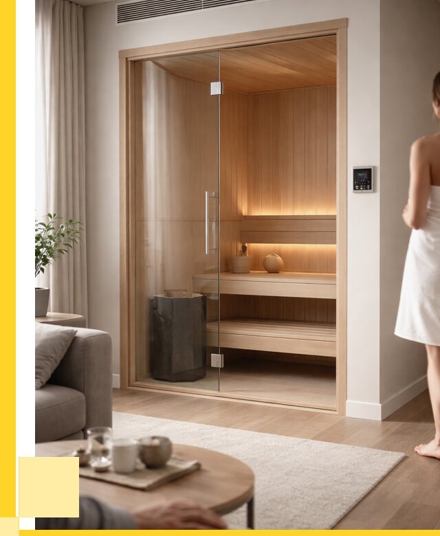 Сауна в квартире под ключ в Белогорске от 122424 р. ЭриданБгк