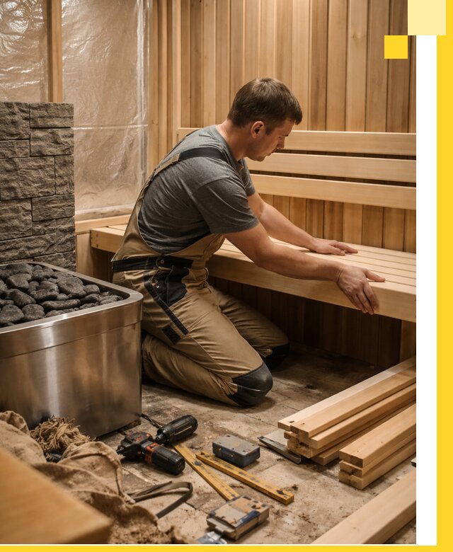 Сауны для дома под ключ с проектированием и монтажом в Белогорске