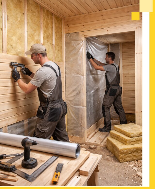 Бани под ключ в Белогорске с проектом и полным монтажом