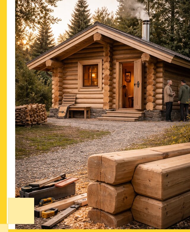 Строительство бань и комплексов в Белогорске от 459090 р.| ЭриданБгк