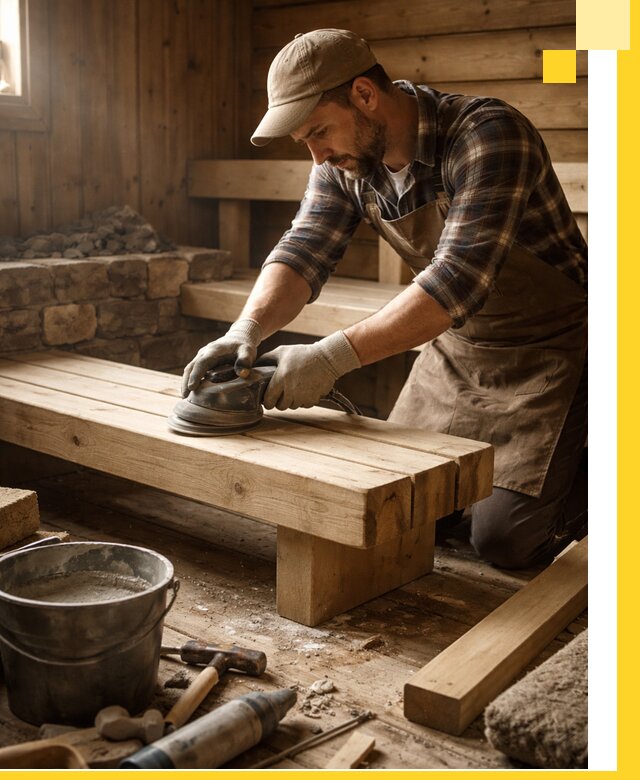 Ремонт бань под ключ в Белогорске с гарантией качества и сроков