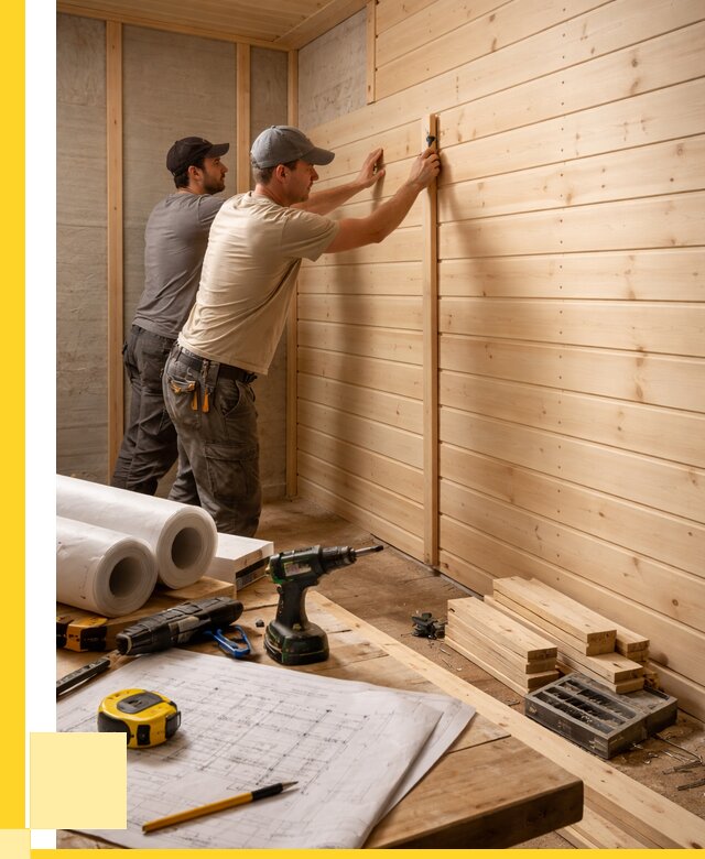 Обшивка бани вагонкой в Белогорске от 1224 р., ЭриданБгк