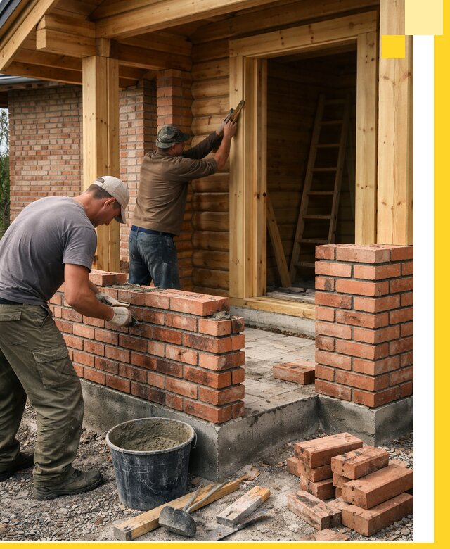 Строительство кирпичных бань под ключ в Белогорске с гарантией качества