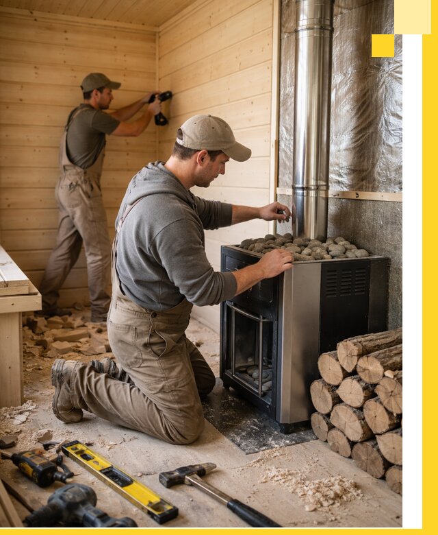 Строительство деревянных бань под ключ в Белогорске проекты и монтаж