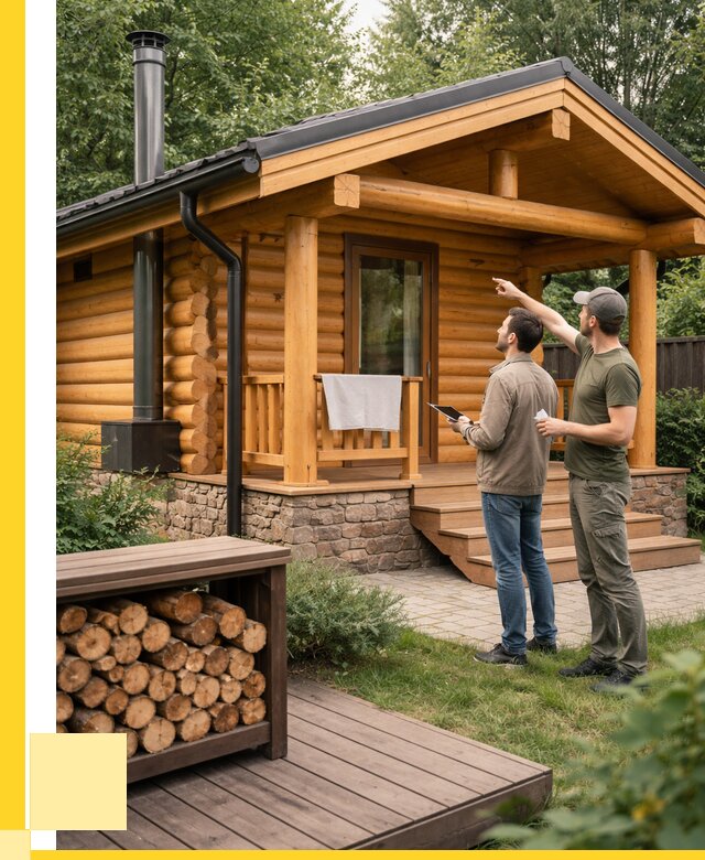 Бани для дачи под ключ в Белогорске от 255050 р. | ЭриданБгк